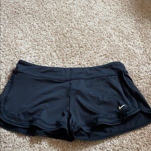 Black nike shorts.